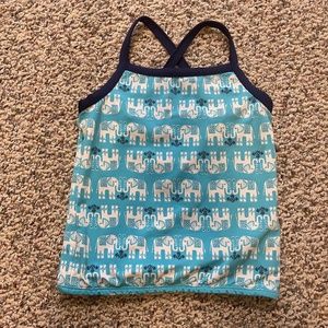 Like New Girls Tankini Swim Top
